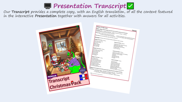 KS2 FRENCH: YEAR 3 CHRISTMAS LESSON PACK - Image 4