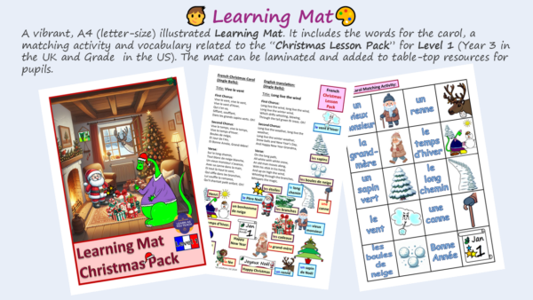 KS2 FRENCH: YEAR 3 CHRISTMAS LESSON PACK - Image 7