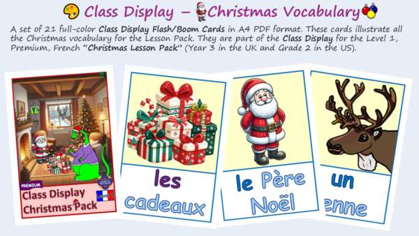 KS2 FRENCH: YEAR 3 CHRISTMAS LESSON PACK - Image 8